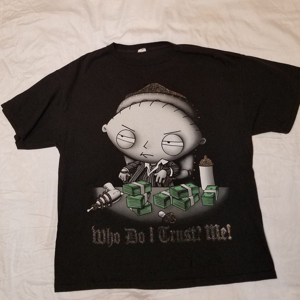 Stewie Scarface Inspired Shirt Family Guy Size Xl
